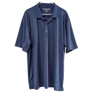 Greg Norman Play Dry Men's Blue Golf Polo Shirt, Size XL